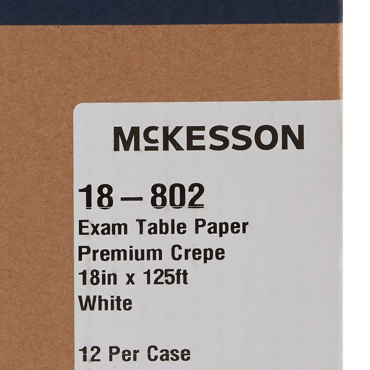 PAPER, TABLE CREPE 18"X125' (12RL/CS)