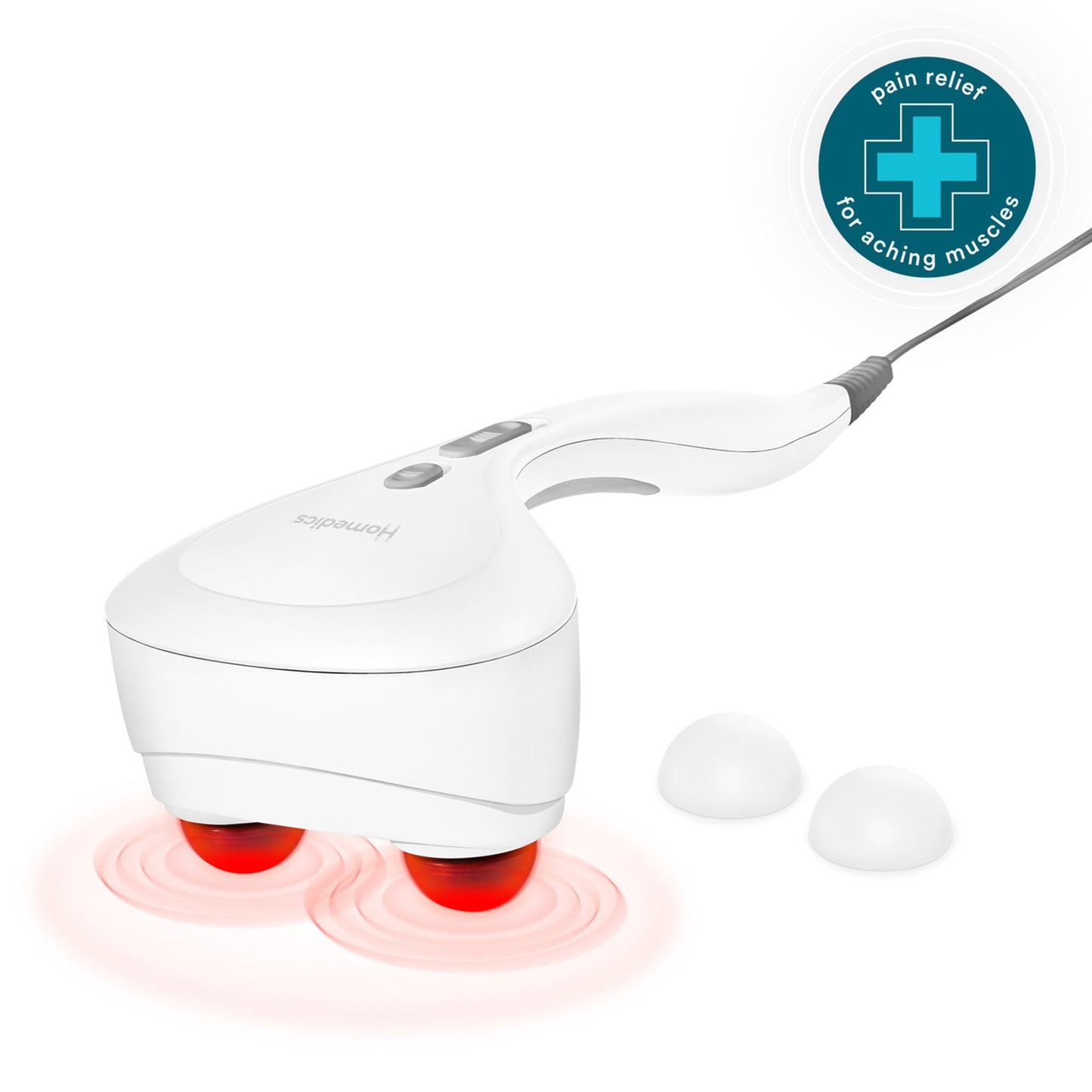 MASSAGER, DUO PERCUSSION BODY W/HEAT (2/CS)