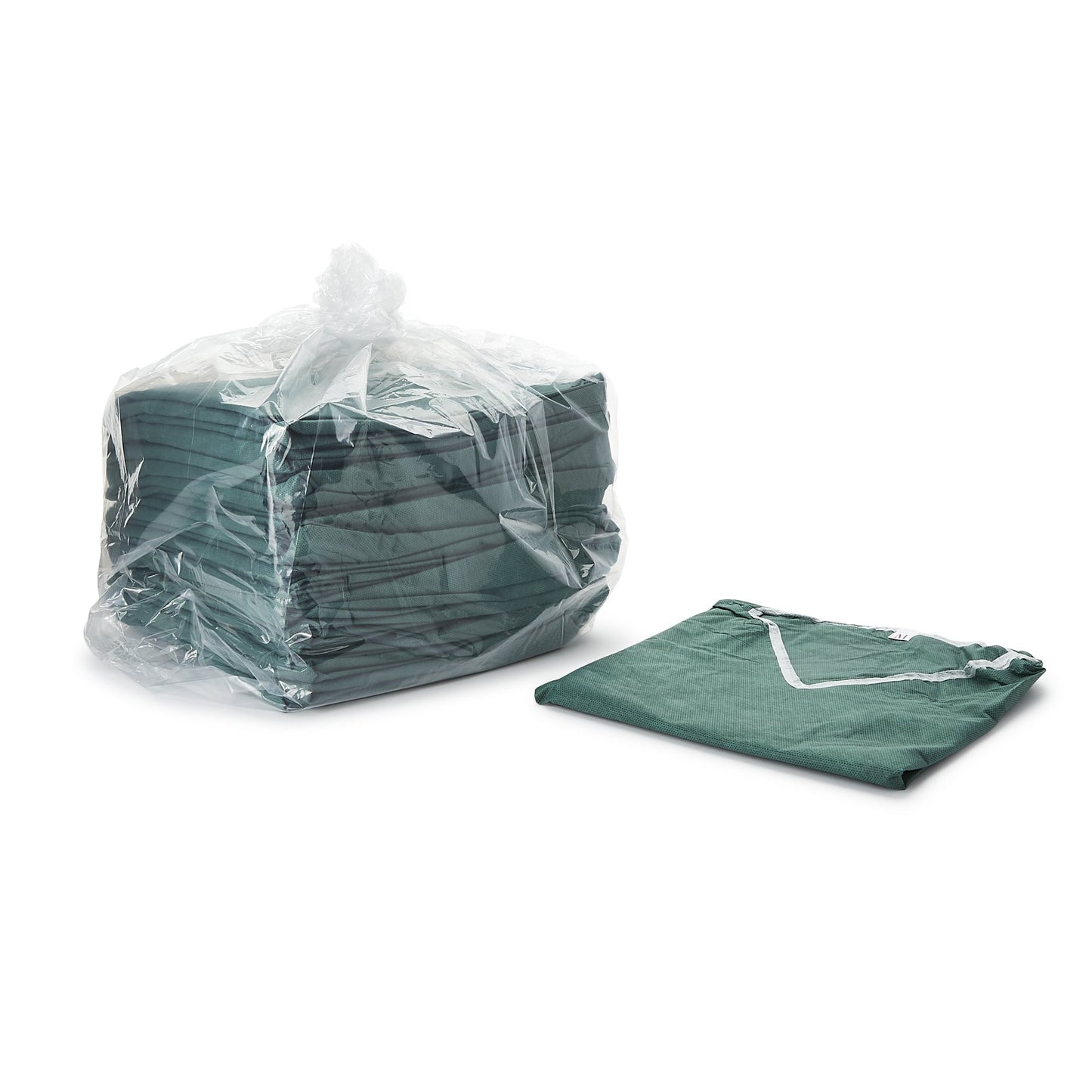 SHIRT SCRUB GRN MED 30/CS NONWOVEN 38-40"
