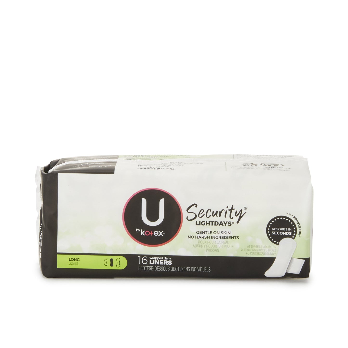 LINER, PANTY KOTEX 12X16 (16/BX 12BX/CS)