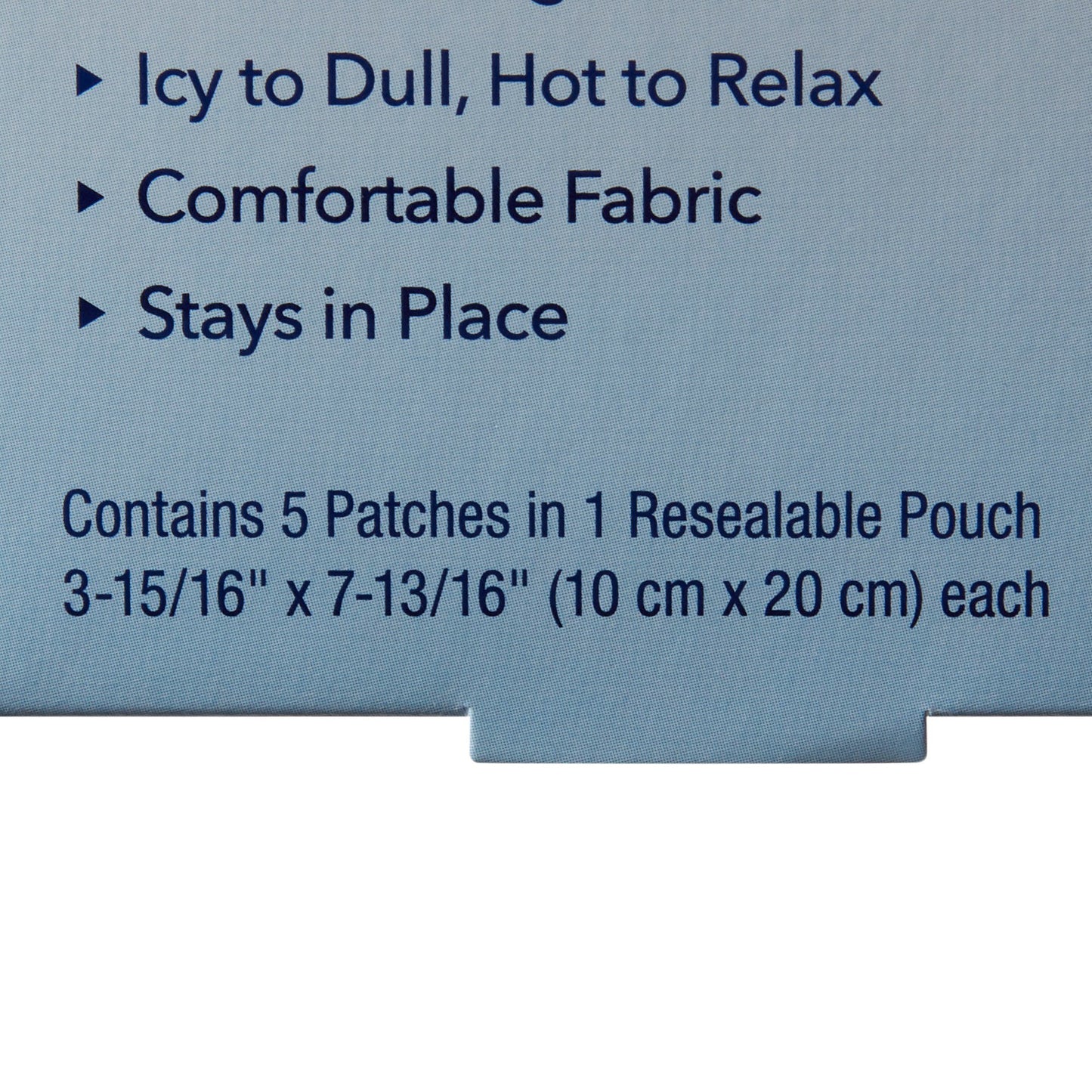 ICY HOT, BACK PATCH (5/PK)