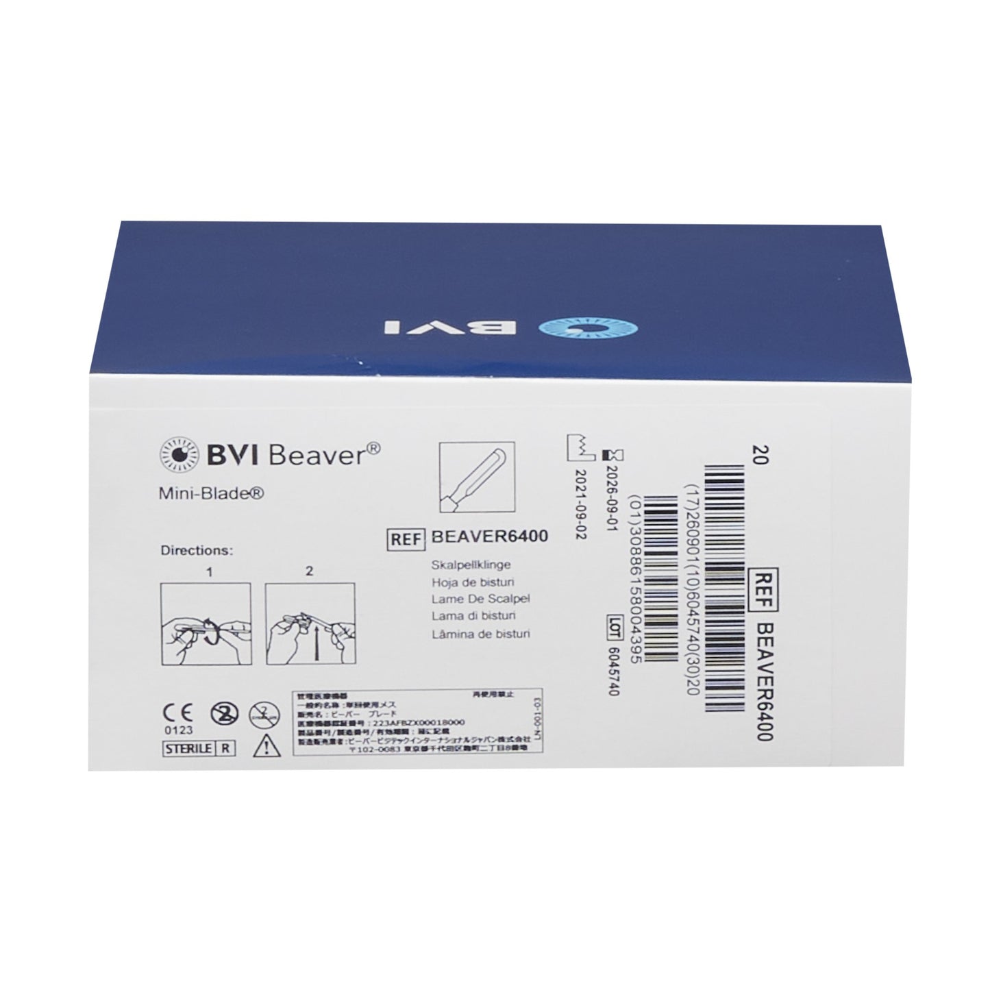 BLADE, SURG RND TIP SHARP ONE SDE (20/BX)