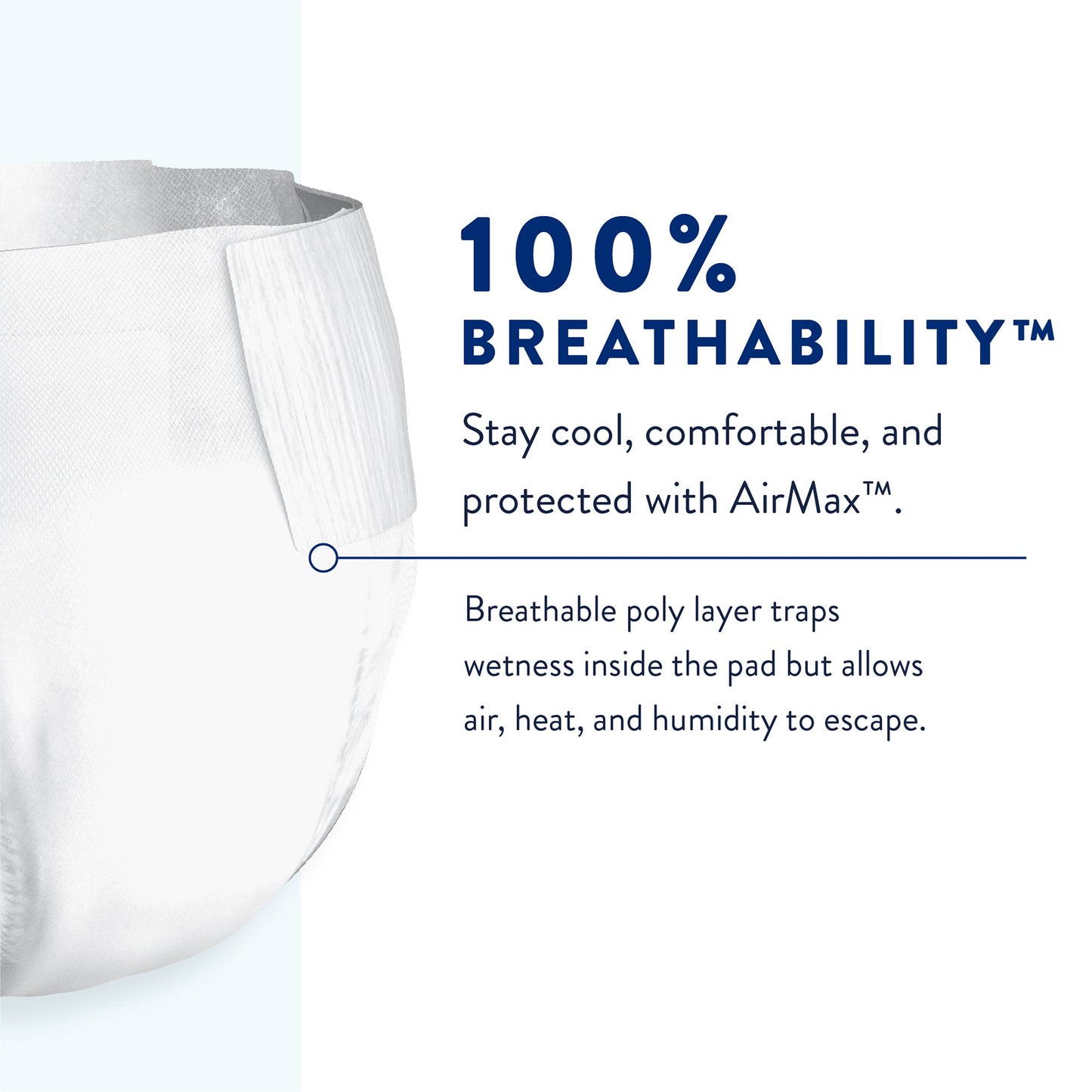 BRIEF, INCONT PREVAIL AIR OVERNIGHT SZ1/M (20/PK 4PK/CS)