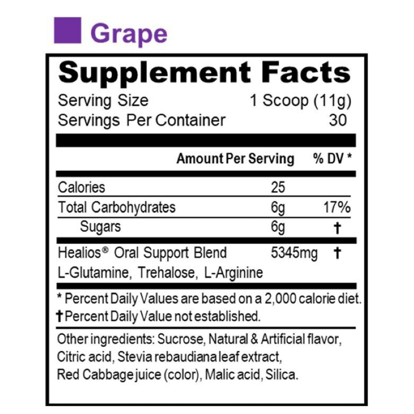 SUPPLEMENT, ORAL PDR HEALTH HEALIOS GRAPE 11.64OZ (12/CS)