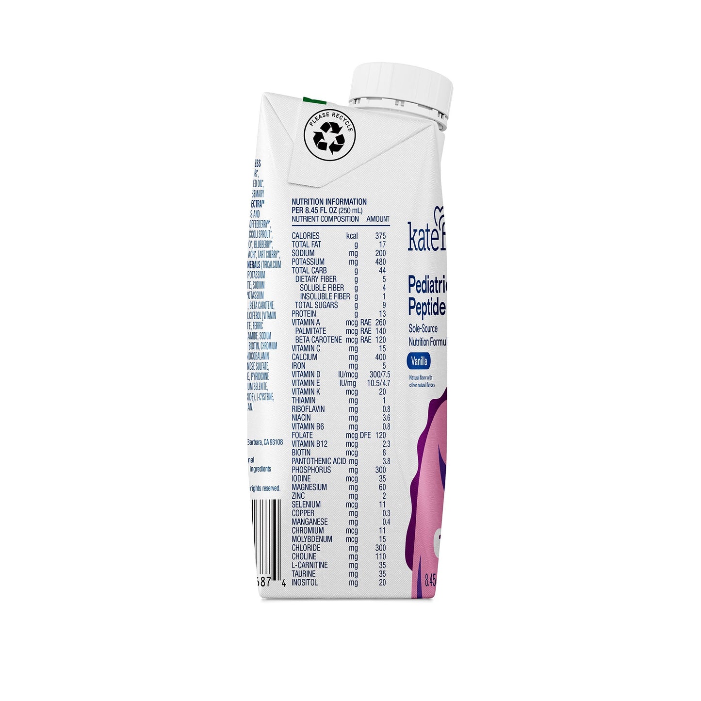 SUPPLEMENT, PEDIATRIC PEPTIDE 1.5 VAN 8.45 FL OZ (12/CS)