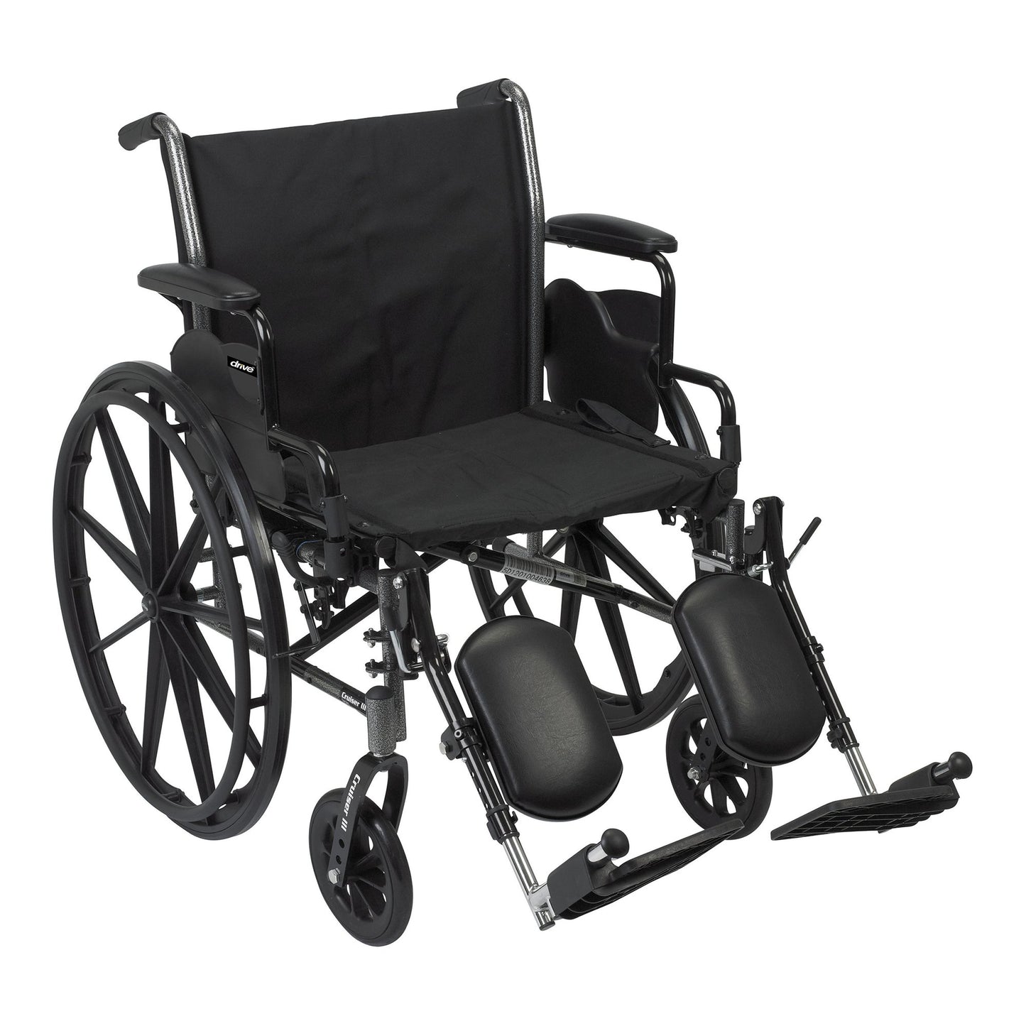 WHEELCHAIR, LTWT DDA ELR 20" 300LBS