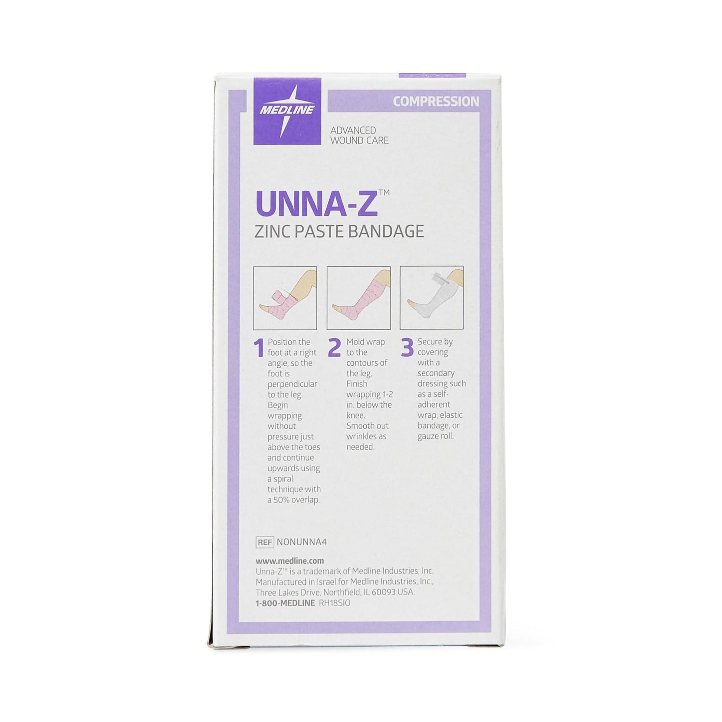 UNNABOOT, W/CALAMINE 4X10 (12EA/CS)