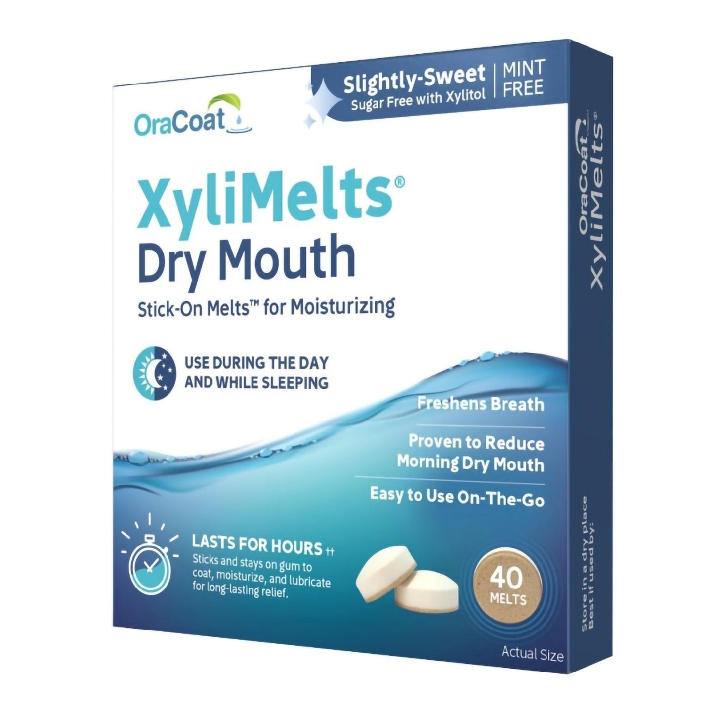 XYLIMELTS, DISC DRY MOUTH 550MG (40/CT)