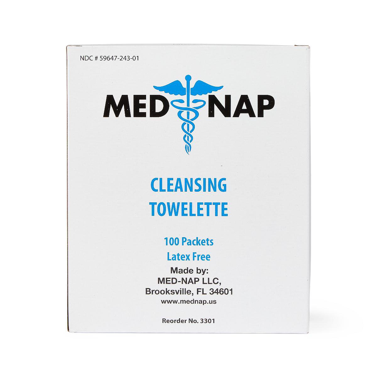TOWELETTE, ANTISEPTIC CLEANSING WET BZK (100/BX 10BX/CS)