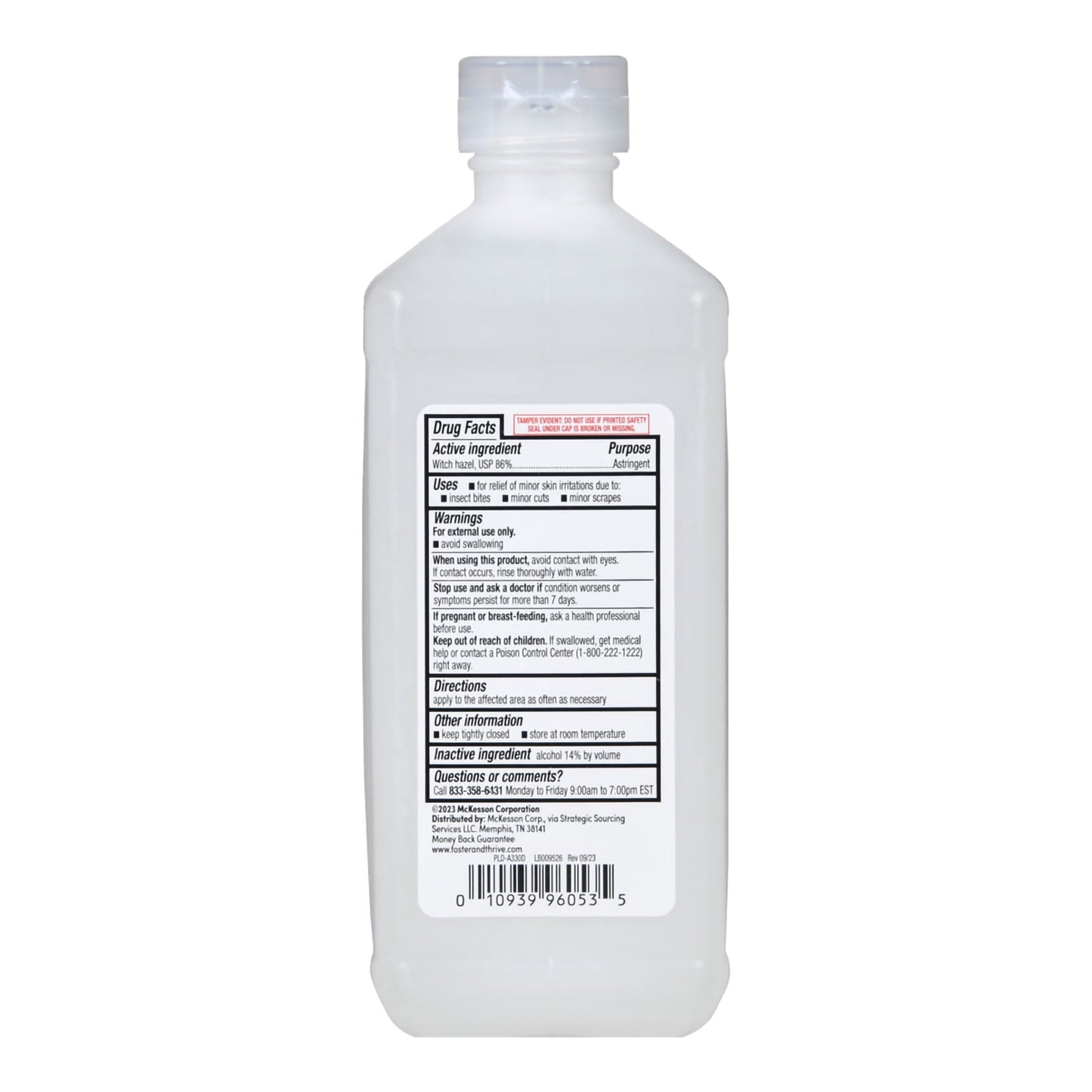WITCH HAZEL, FT 14% 16OZ