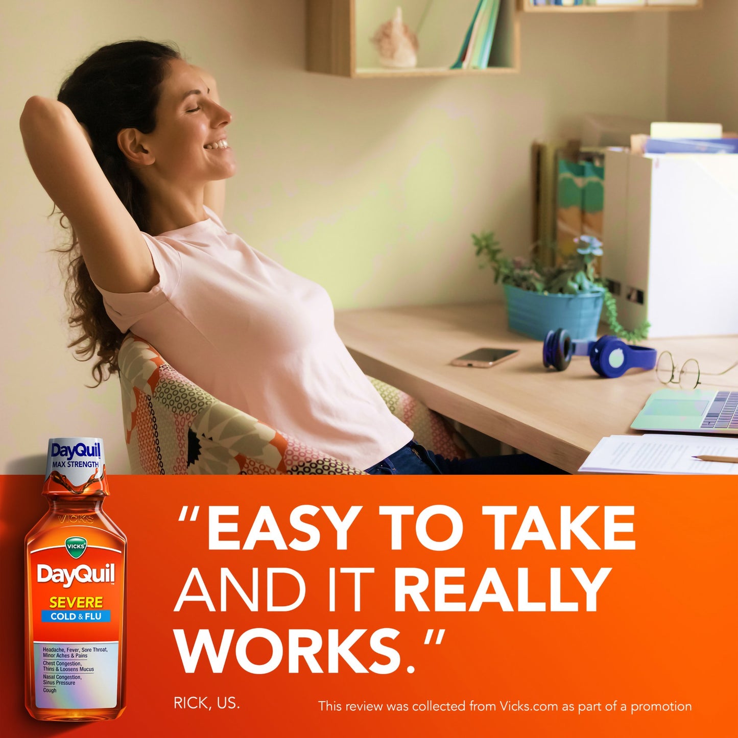 DAYQUIL, LIQ VICKS SEVERE COLD& FLU 8OZ