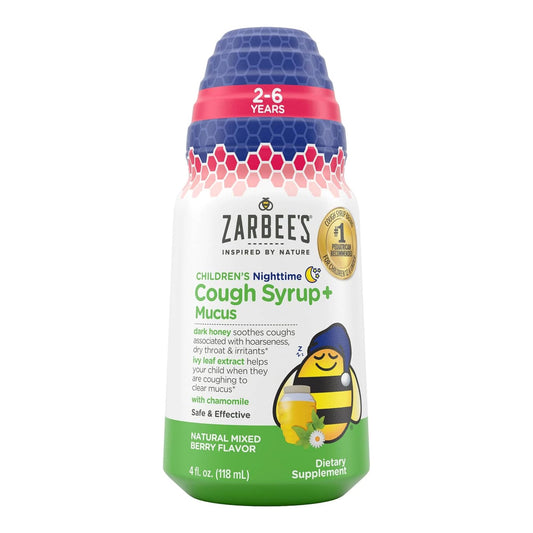ZARBEES, SYRP CHLD COUGH+MUCUSNAT MIXED BERRY 4OZ