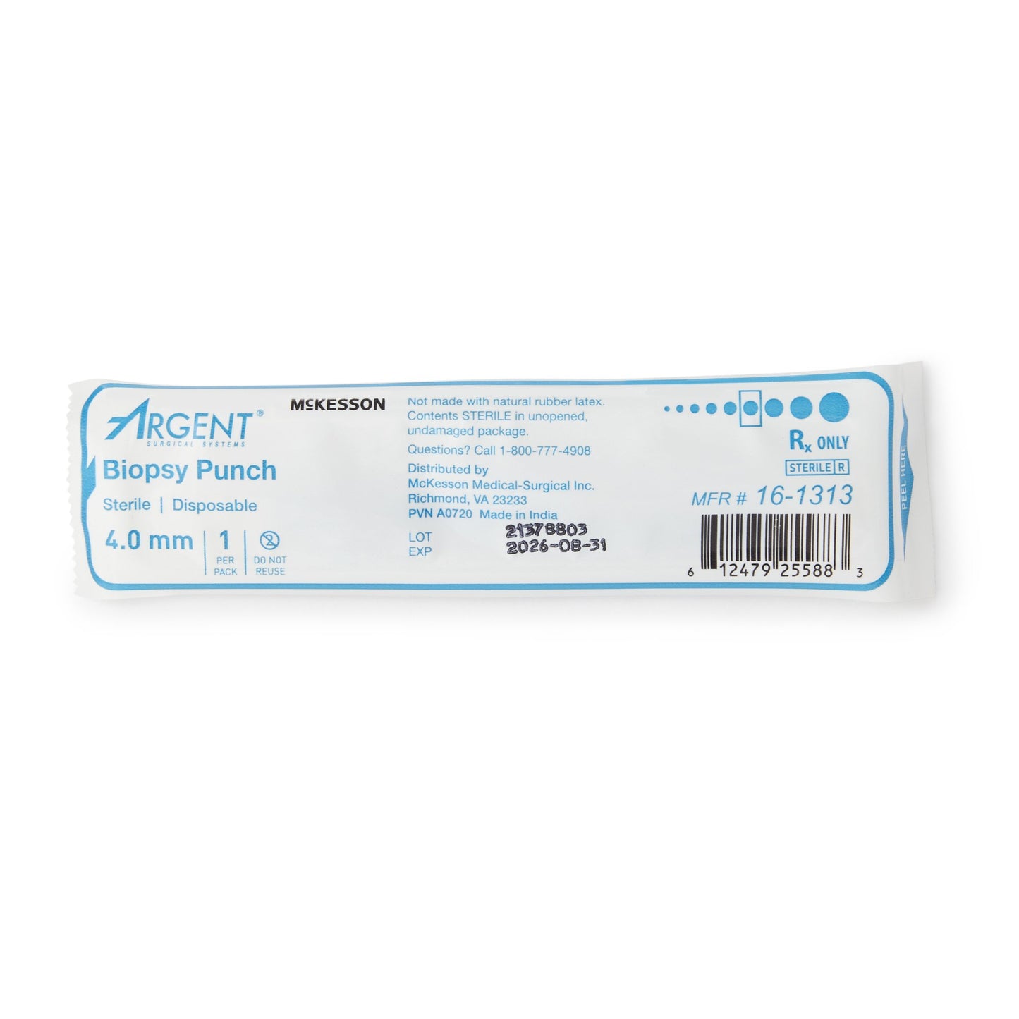 PUNCH, BIOPSY DISP STR 4MM (25BX 4BX/CS)