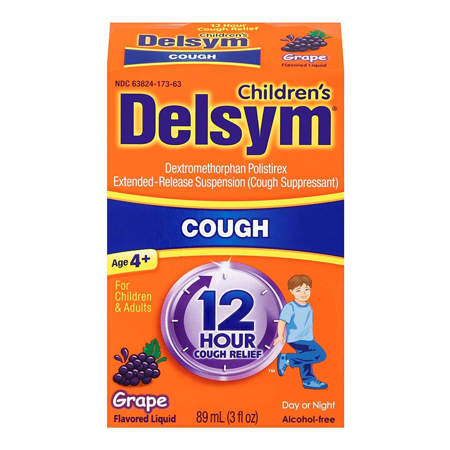 DELSYM, LIQ CHLD 30MG/5ML GRA PR 3OZ
