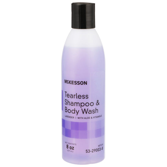 SHAMPOO. HAIR/BODY TEARLESS LAV 8OZ (48/CS)