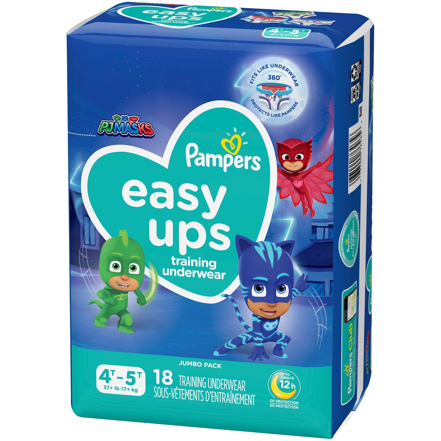 DIAPER, PAMPERS EASY UPS BOY 4T/5T (18/PK 4PK/CS)