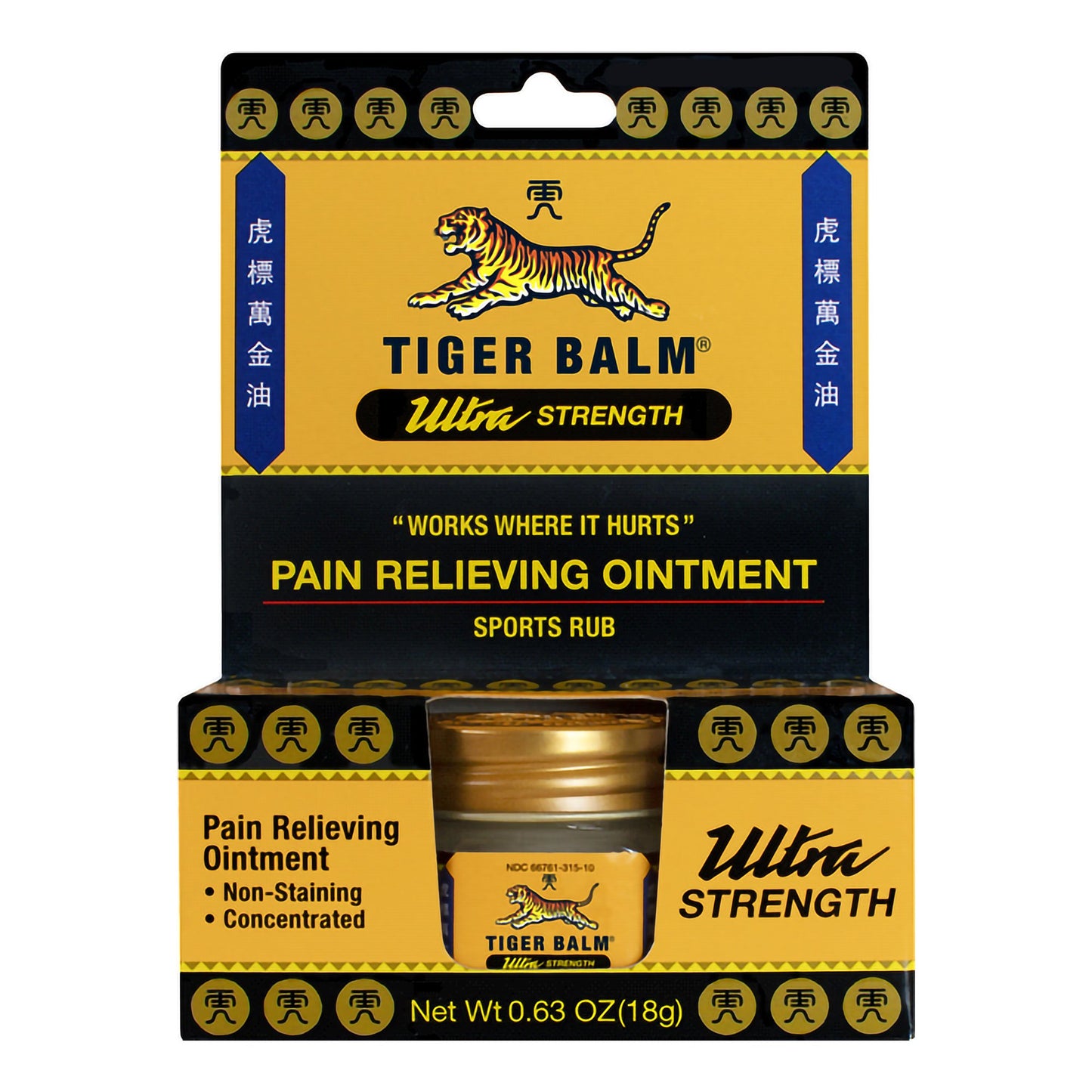 TIGER BALM, OINT 18GR STR