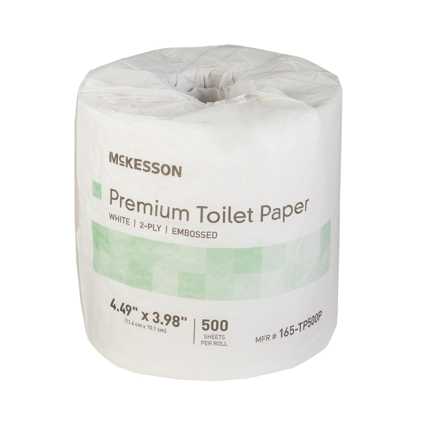 TISSUE, TOILET PREM WHT 2PLY (500SHEETS/RL 80RL/CS)