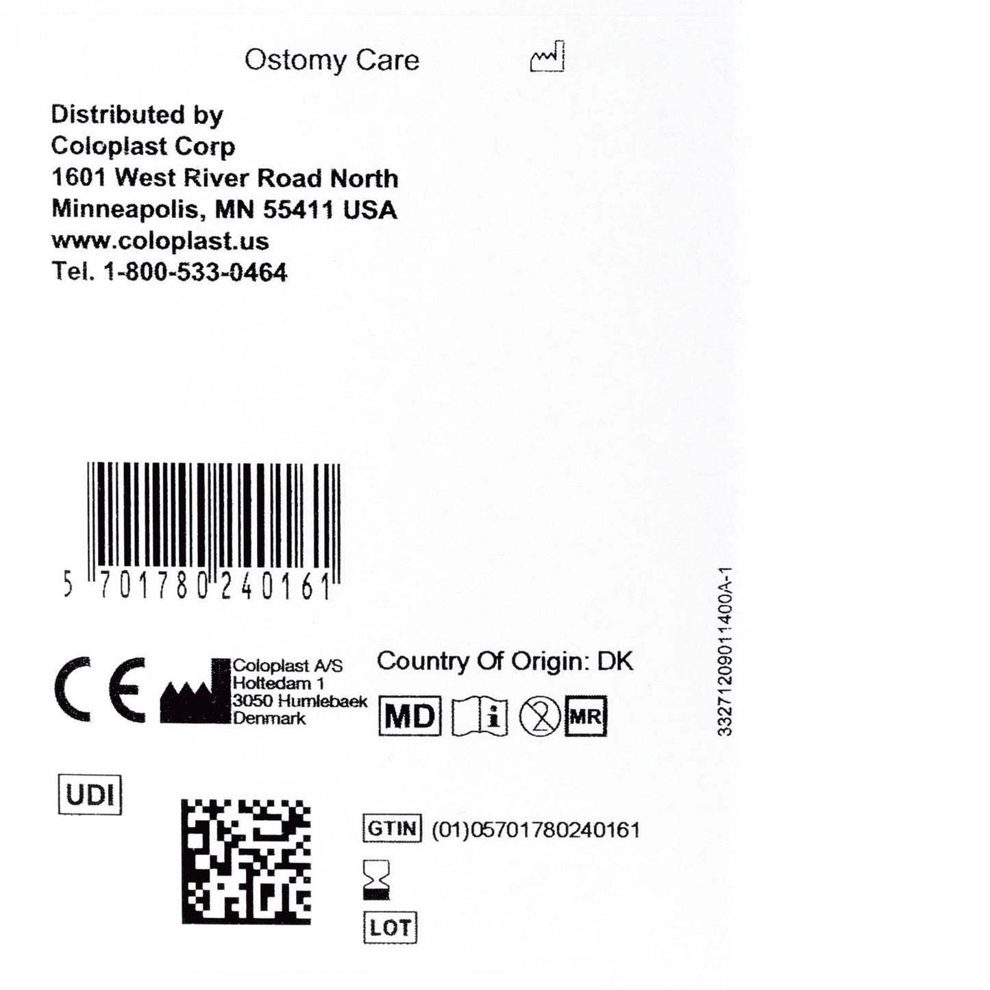 SEAL, F/OSTOMY POUCH BRAVA 3/4" (10/BX)