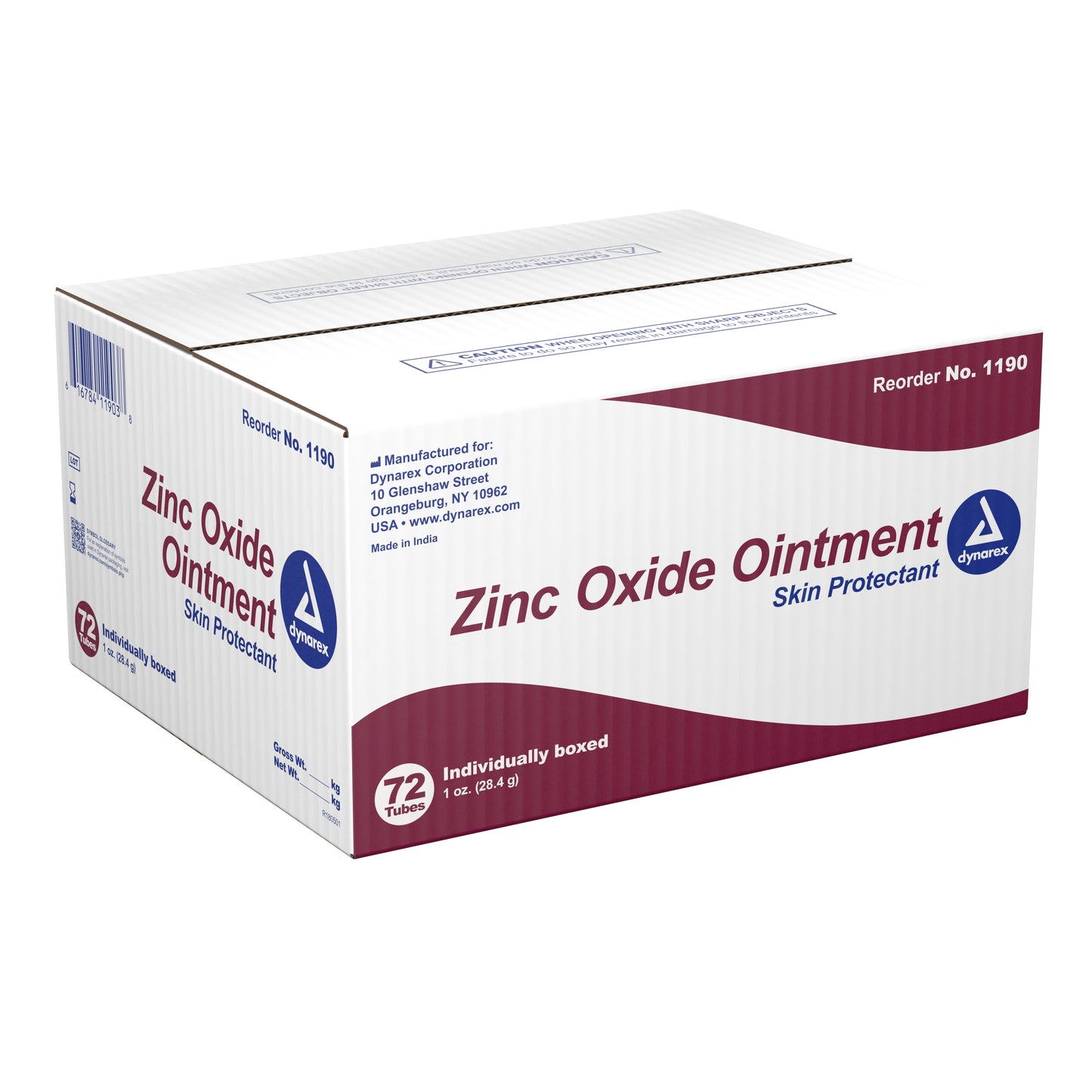 ZINC OXIDE, OINTMENT TU 1OZ (72/CS)