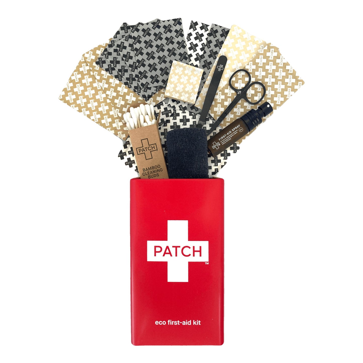 BANDAGE KIT, WOUND PATCH ECO FIRST AID (77/KT 15KT/CS)