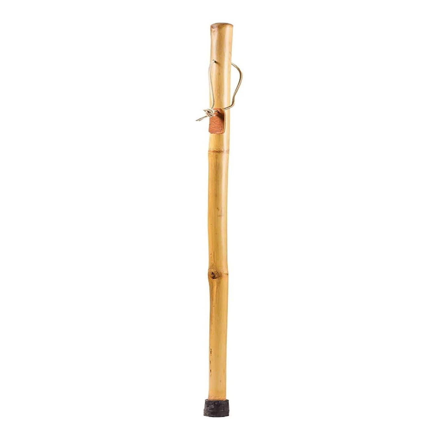 STICK, WALKING WOOD BRAZOS 48 FREE FORM IRON BAMBOO NAT 48"