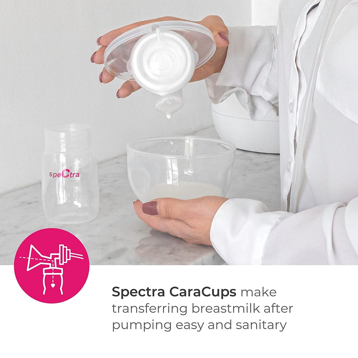 INSERT, WEARABLE MILK COLLECTION CARA CUPS 24MM