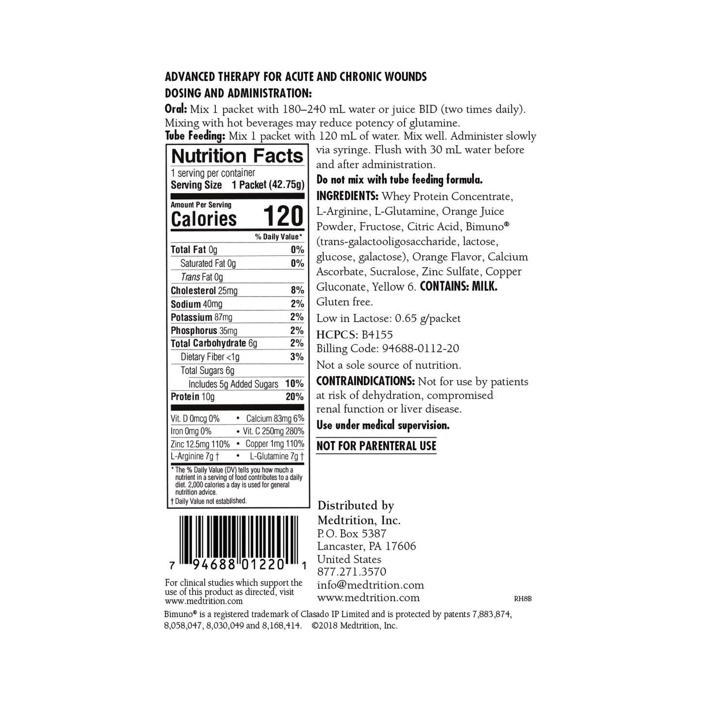 SUPPLEMENT, ARGIMENT AT PDR ORG 42.75GM (60/CS)