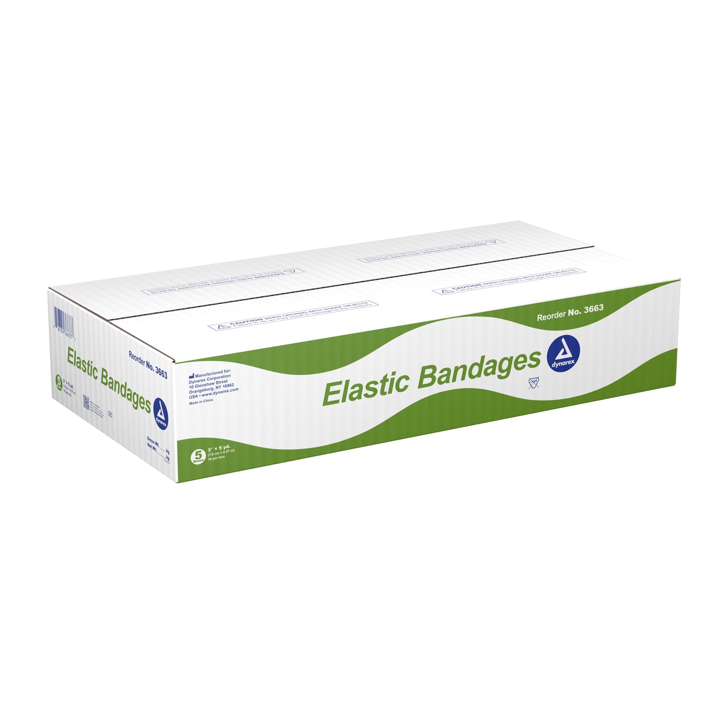 BANDAGE, ELAS 3"X4.5YDS LF (10/BX 5BX/CS)