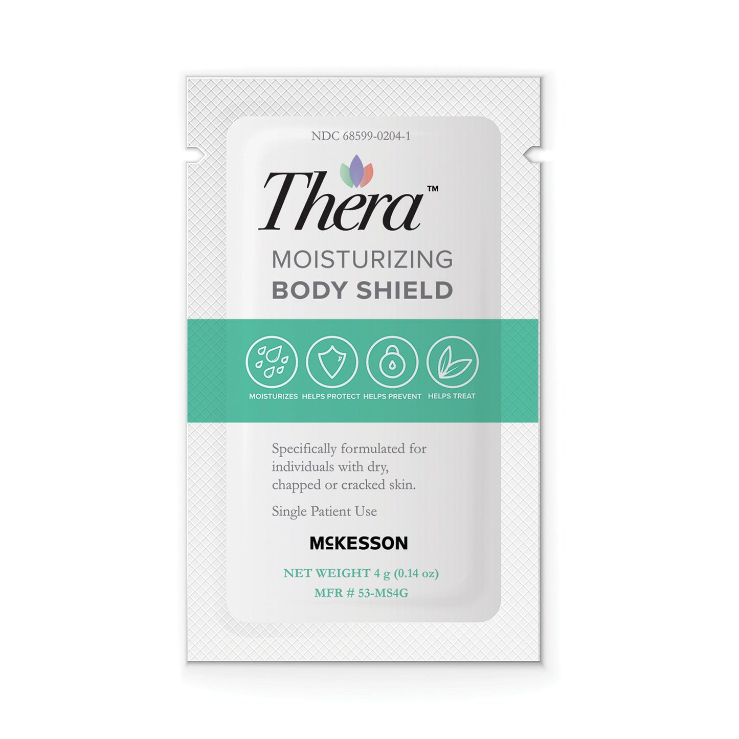 SHIELD, BODY THERA MOIST 4G PKT (144PKT/BX 6BX/CS)