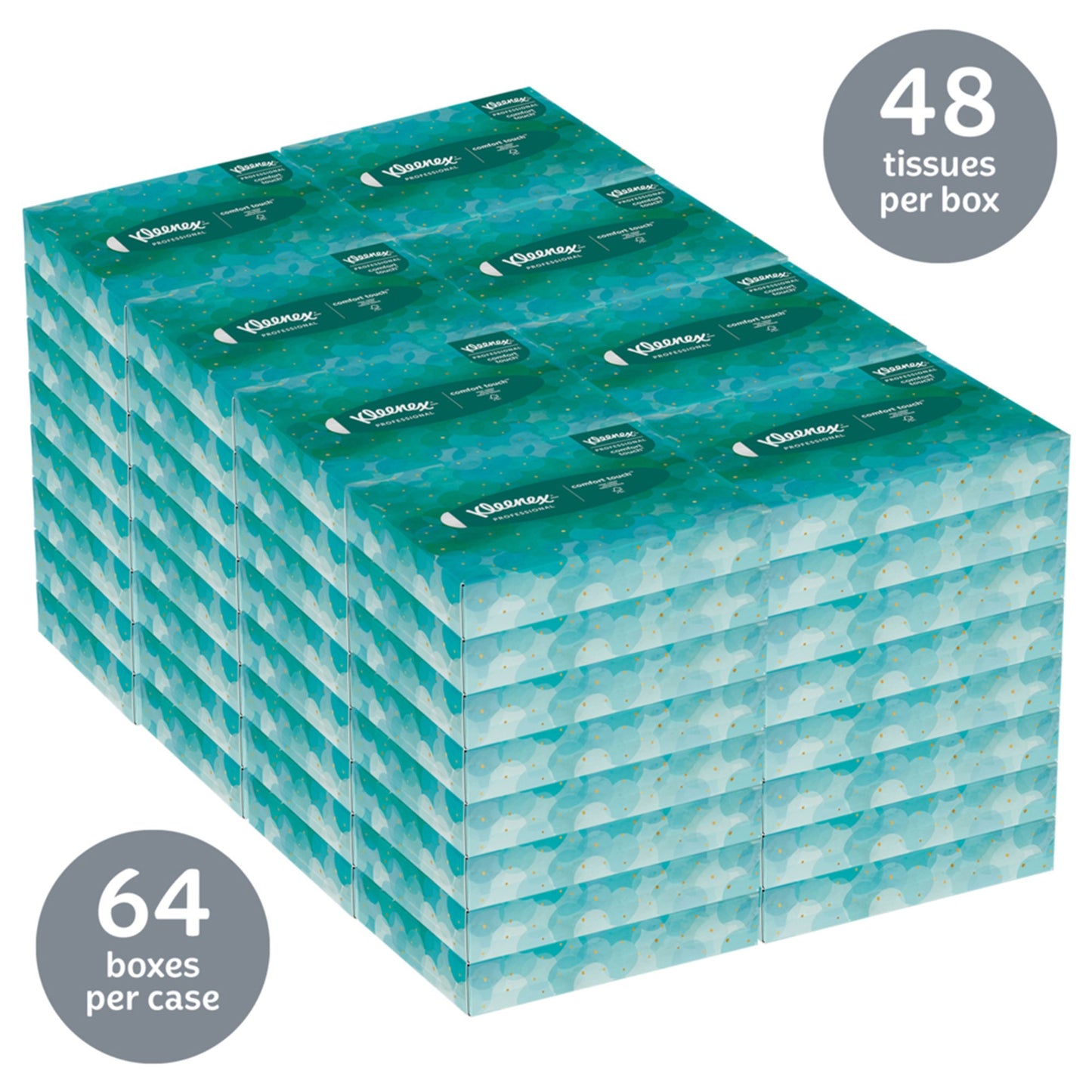TISSUE, FACIAL KLEENEX JR 8.4"X5.5" (48/BX 64BX/CS)
