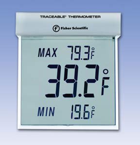 THERMOMETER, DIG F/REFIGERATORSEE THRU 25 TO 75C FSHSCI