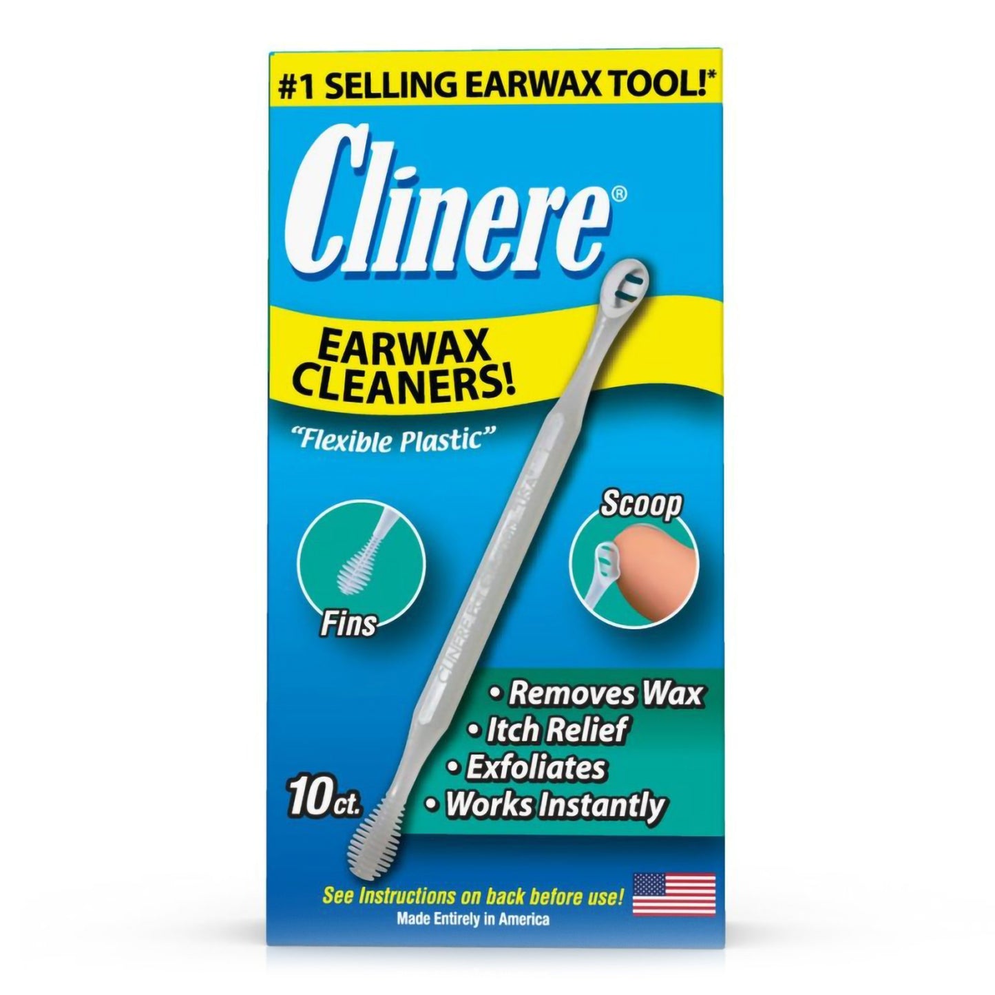 CLEANER, EARWAX CLINERE (10/BX)