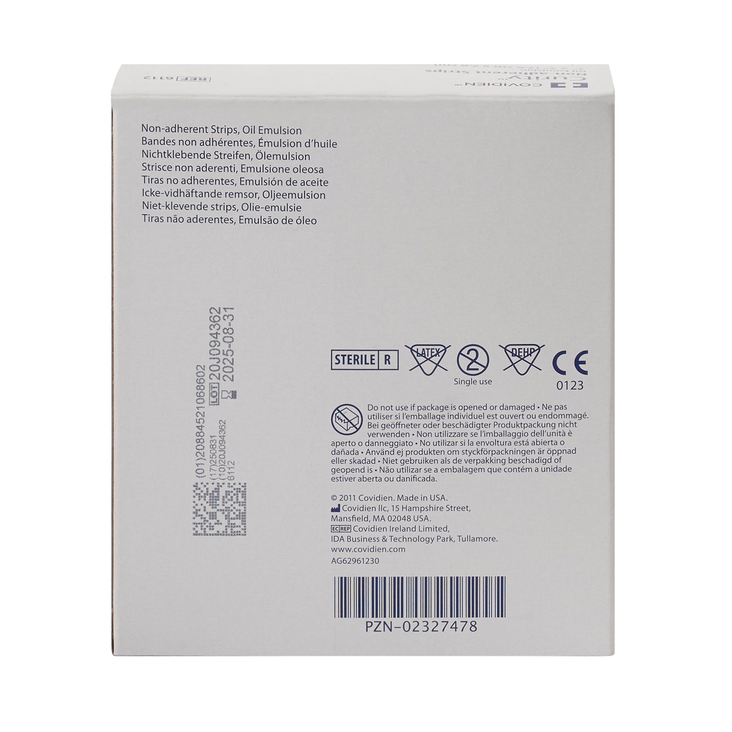 DRESSING, EMULSION OIL 3X3 (50/BX) KENDAL