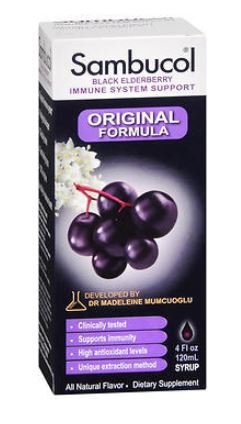 SAMBUCOL, SYRP BLACK ELDERBERRY 4OZ