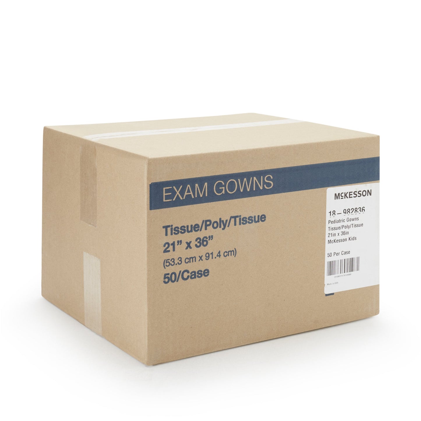 GOWN, EXAM T/P/T PED MCK KIDS PRNT 21X36 (50/CS)