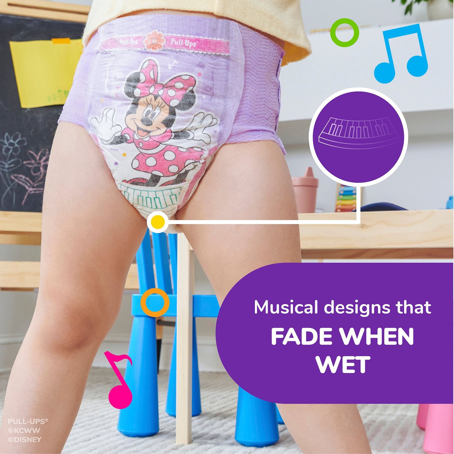 PANTS, TRAINING PULL-UPS LEARNING DESIGN GIRL 2T-3T (23/PK 4