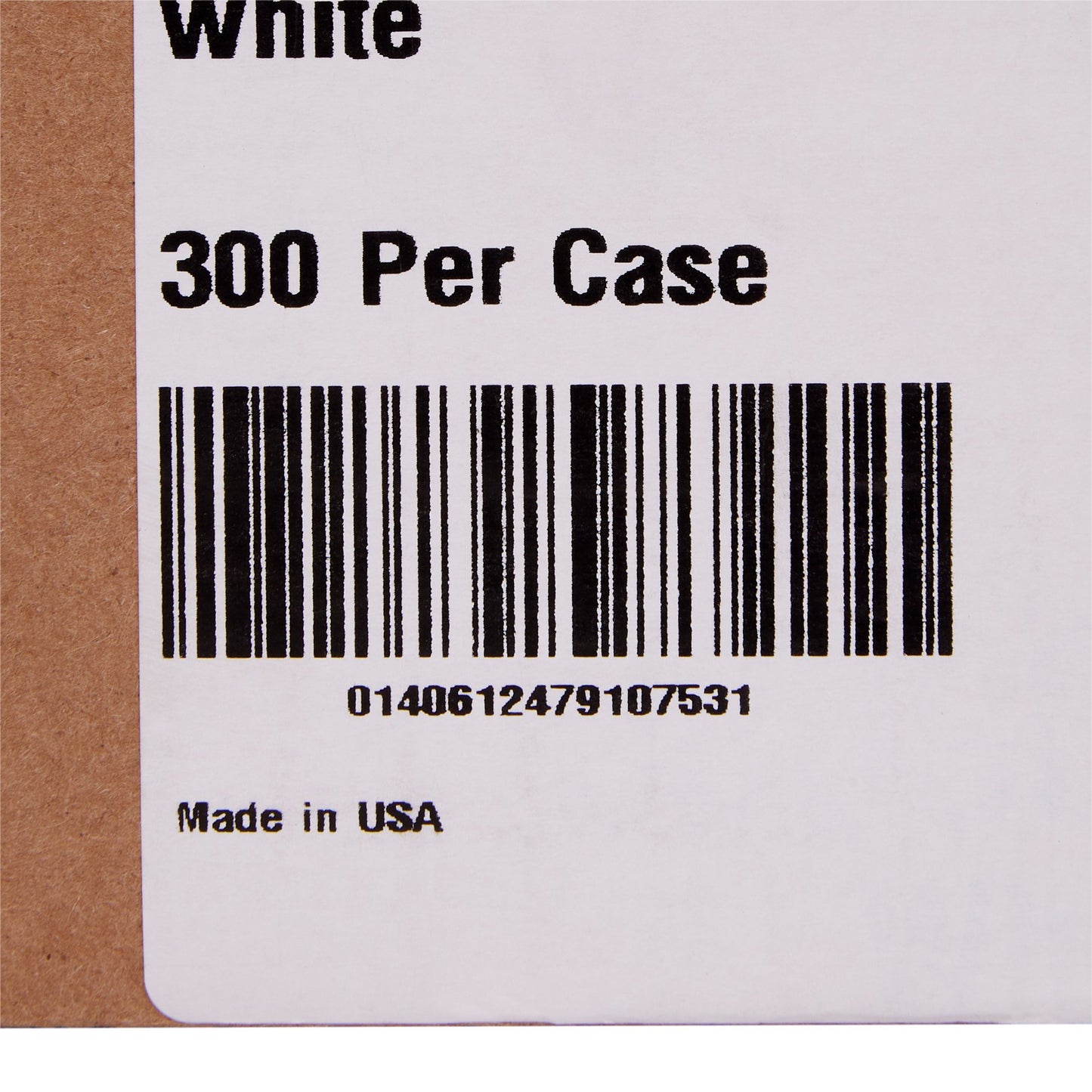 BIB, T/P WHT ADLT 16X32 (300/CS)