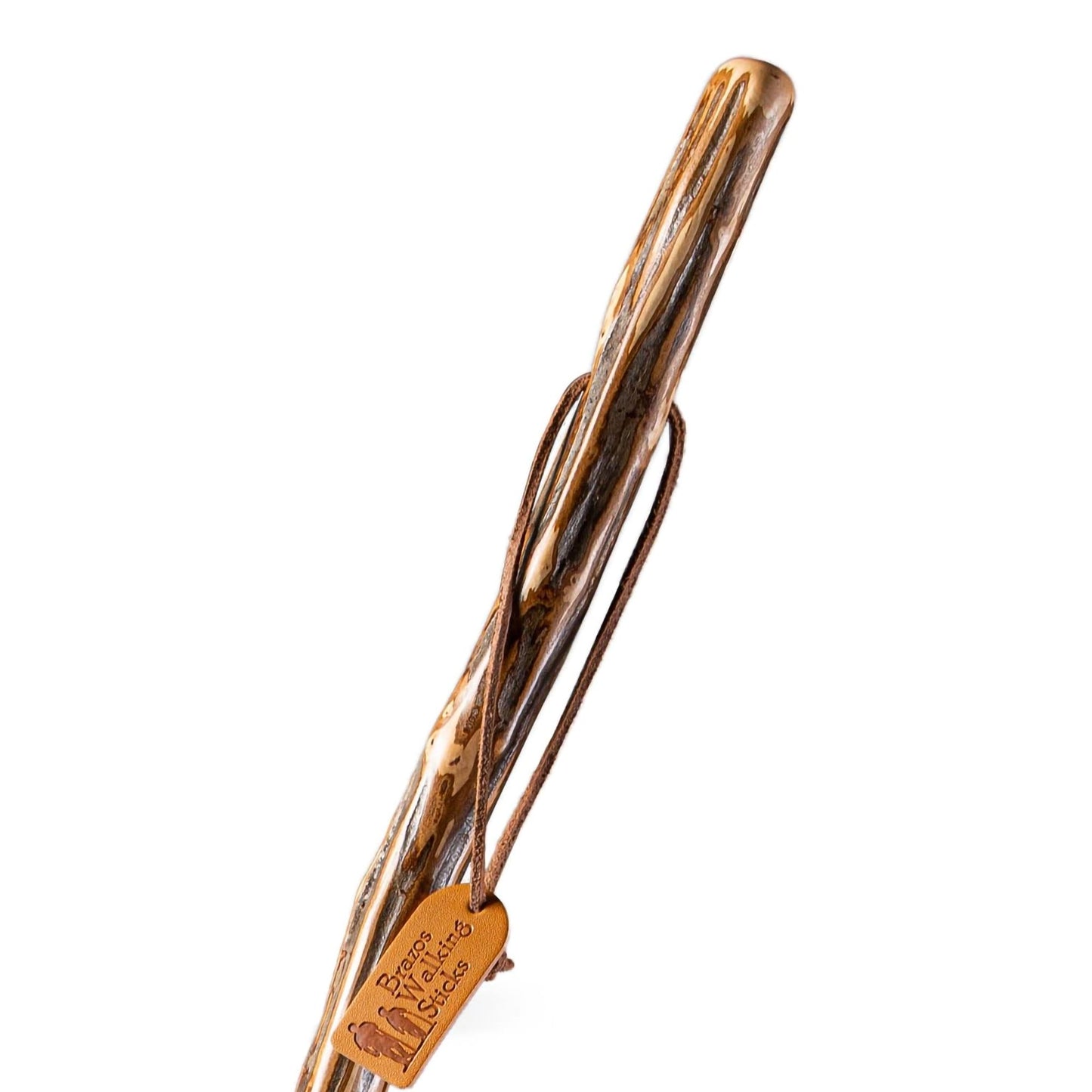STICK, WALKING IRON WOOD BRAZOS FREE FORM 48"