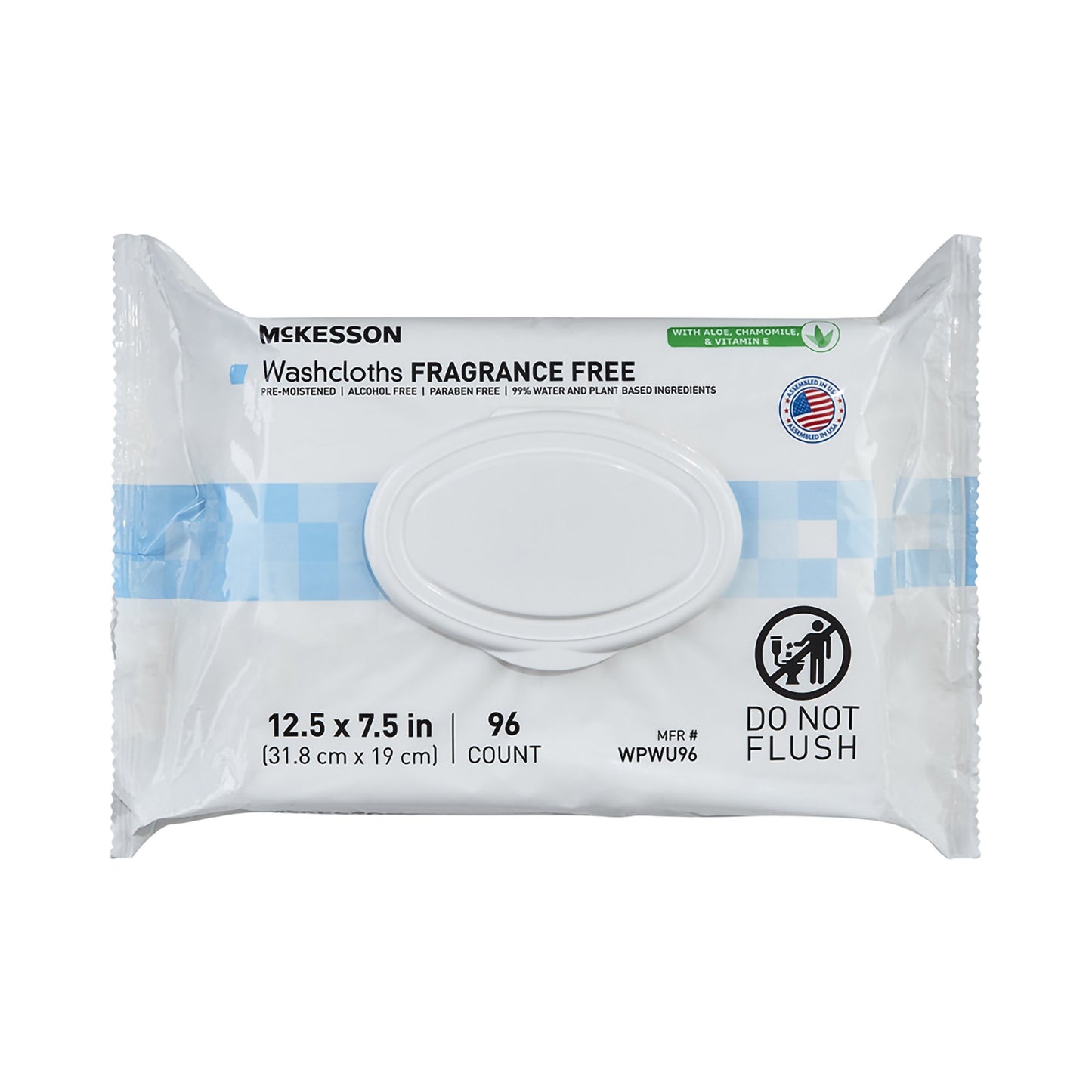 WIPE, PRE-MOIST W/DSPN LID UNSCENTED (96/PK 6PK/CS)