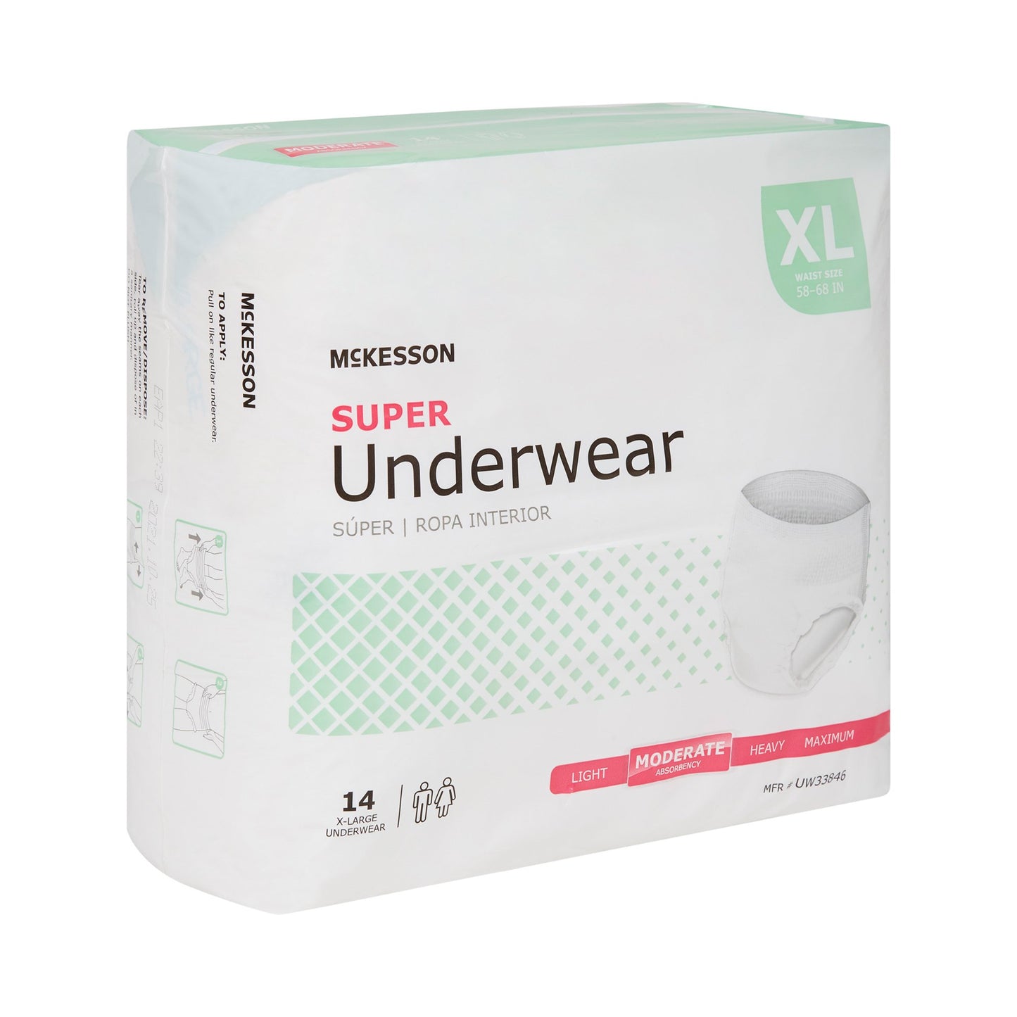 UNDERWEAR, SUPER XLG (14/BG 4BG/CS)