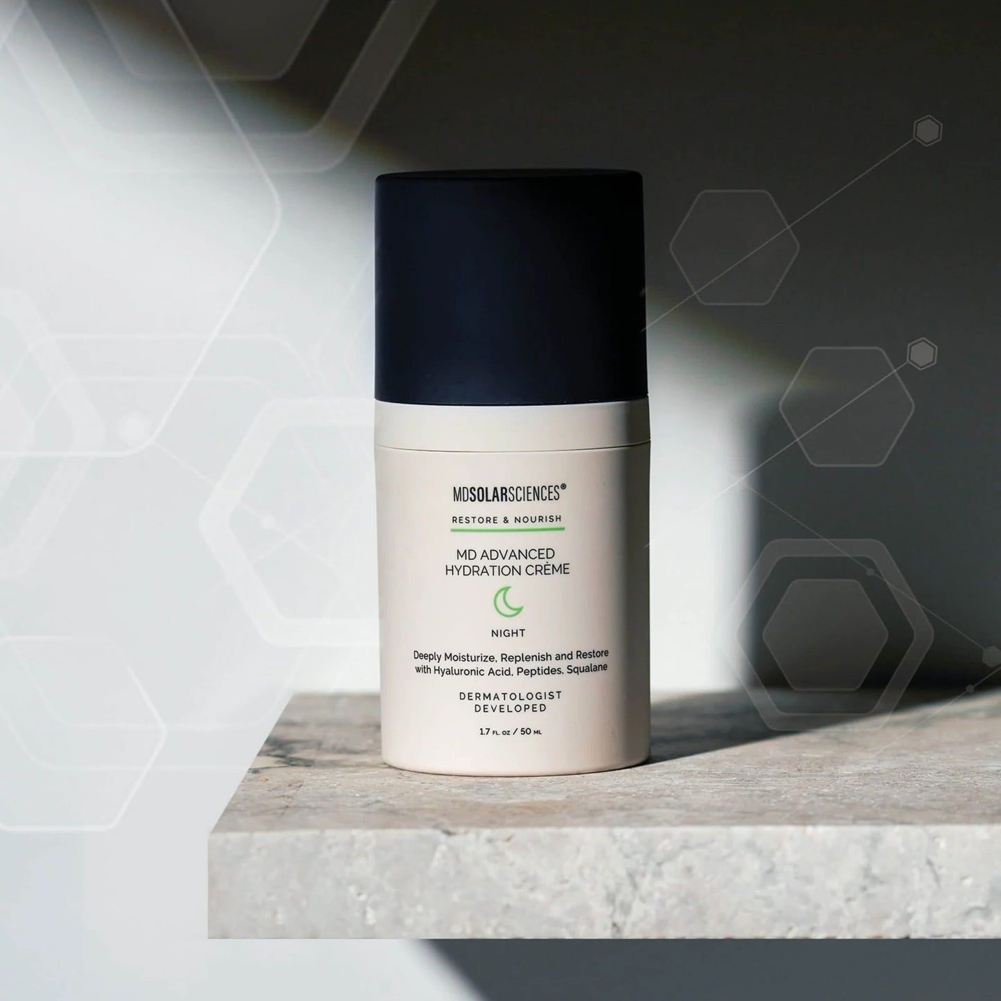 CREAM, FACIAL MD ADVANCED HYDRATING 1.7OZ (24/CS)