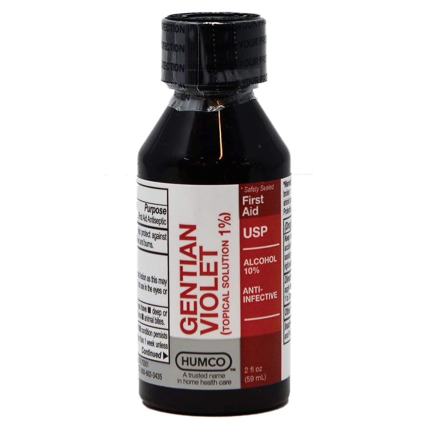 GENTIAN VIOLET, TOPICAL SOL ANTISEPTIC 1% 2OZ