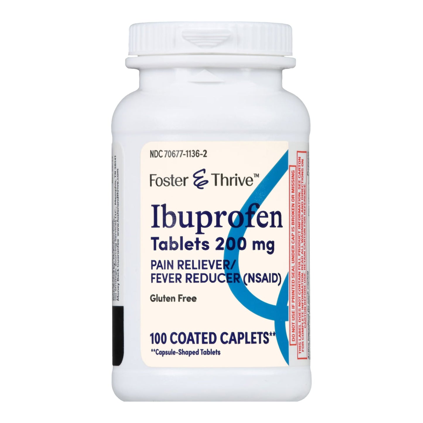 IBUPROFEN, TAB FT SM 200MG (100/BT)