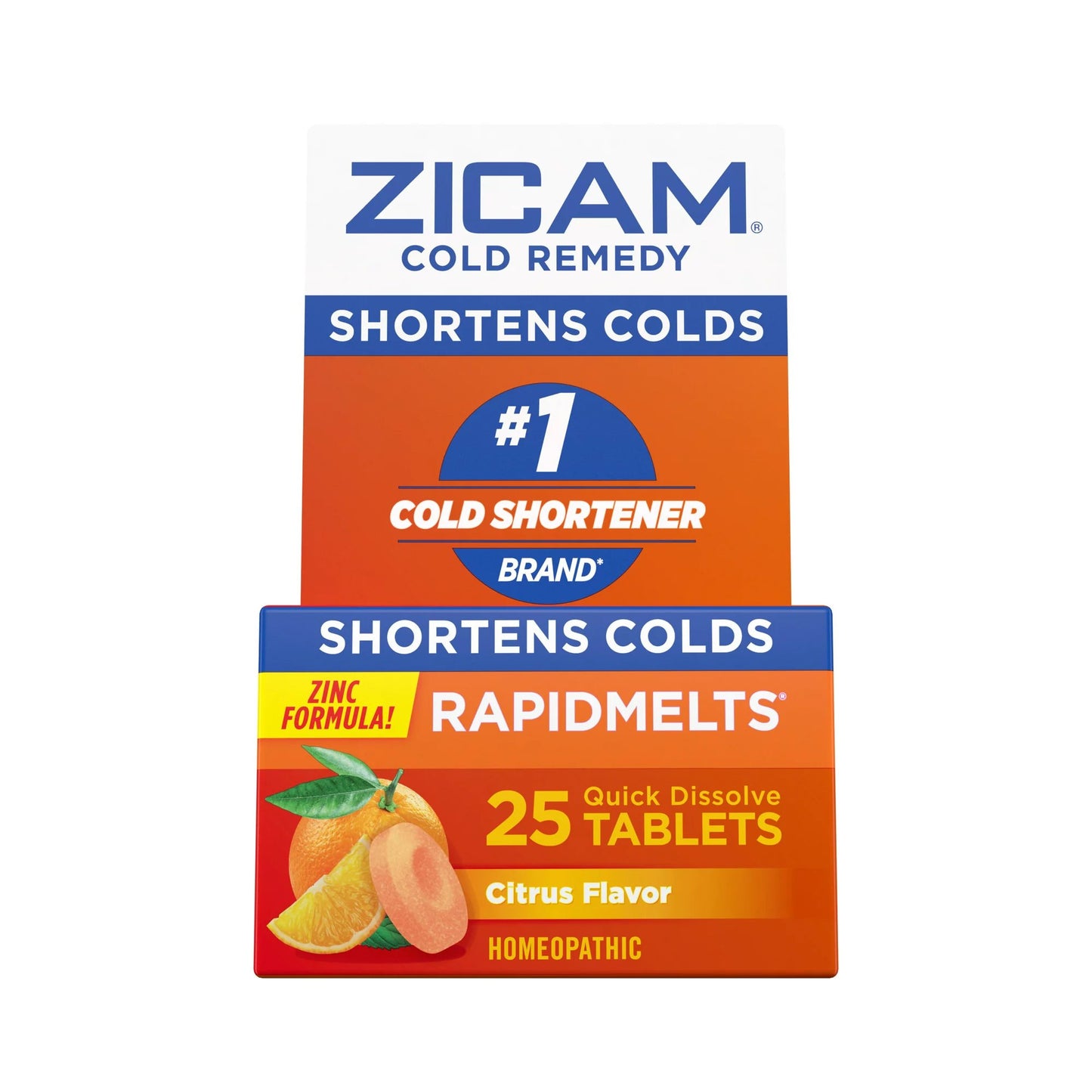 ZICAM COLD, TAB RAPIDMELTS CITRUS (25/BT)