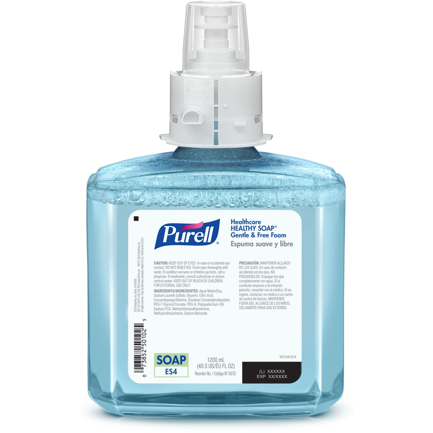SOAP, PURELL FREE GENTLE FOAM 1200ML REFILL (2/CS)
