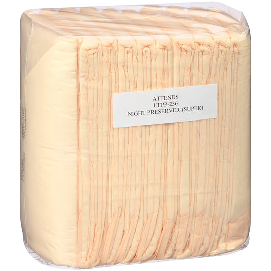 UNDERPAD, NIGHT PRSRV W/POLYMER 23"X36" (10/PK 15PK/CS)