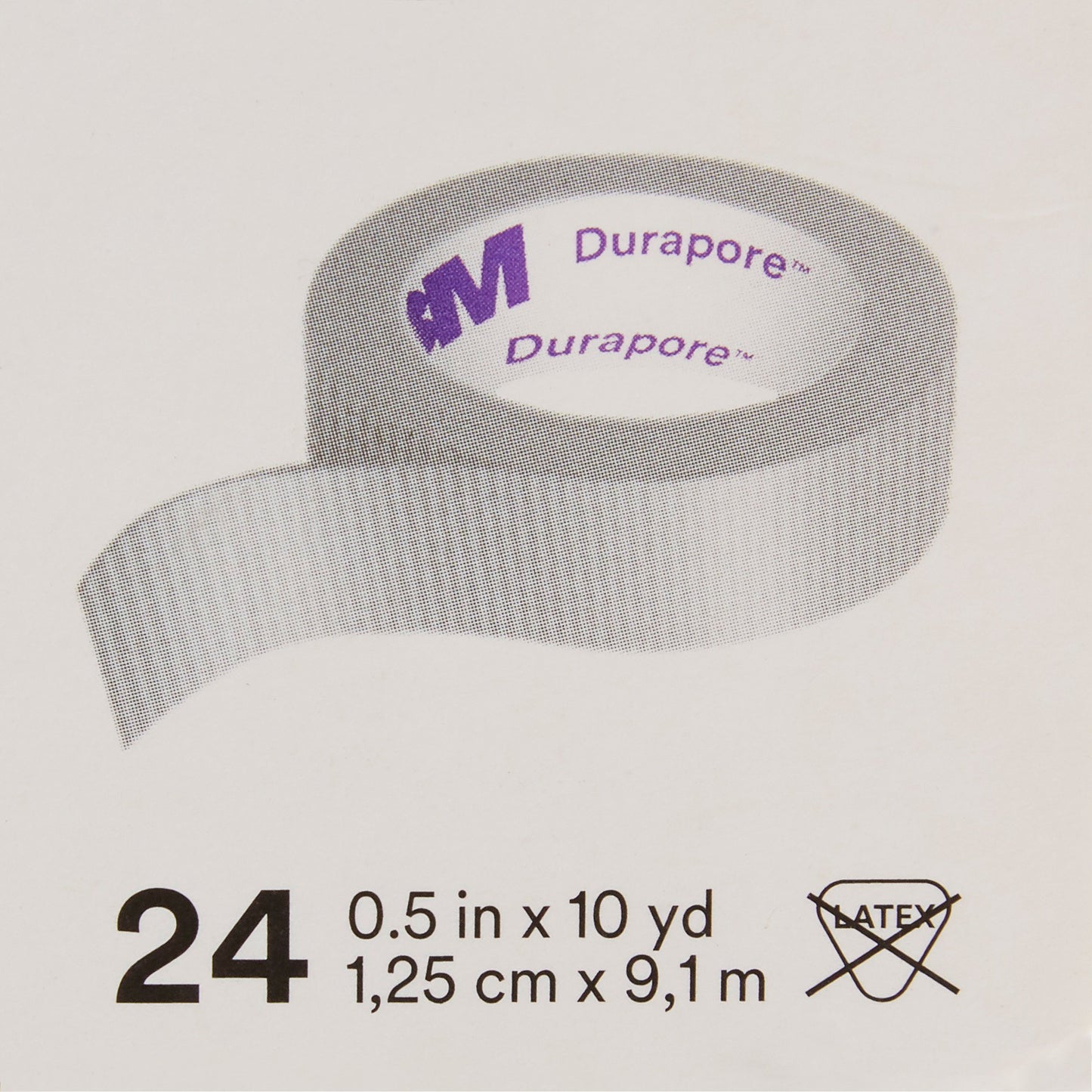 TAPE, ADHSV DURAPORE 1/2"X10YDS (24/BX) 3M