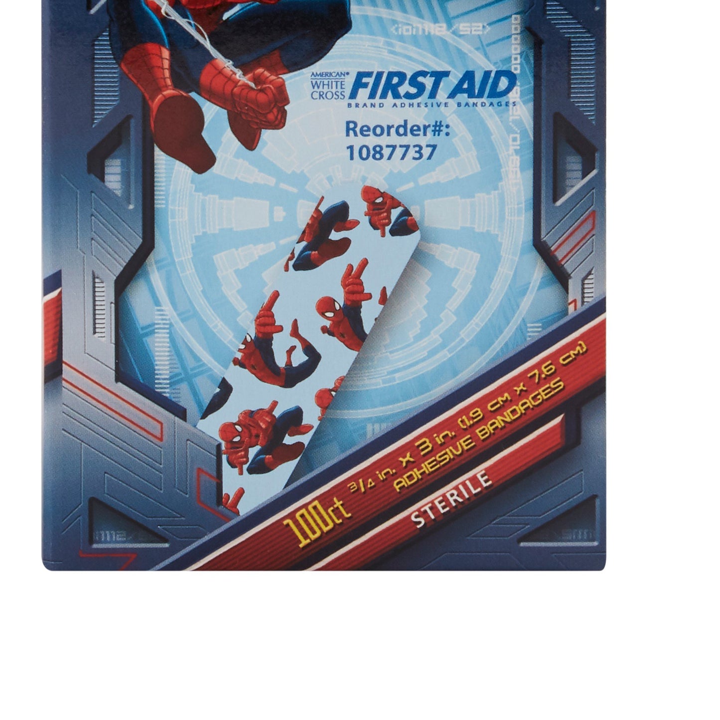 BANDAGE ADH SPIDERMAN 3/4X3 DERSCI