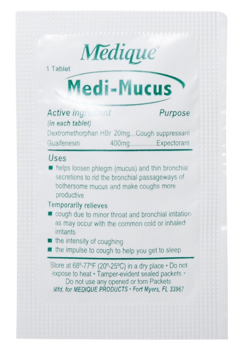 MEDI-MUCUS, TAB (50/BX 24BX/CS)